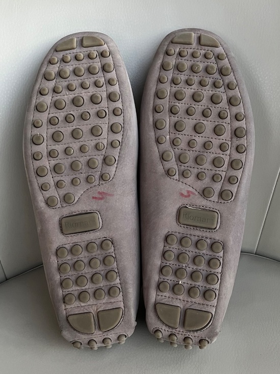 Riomar The Hemingway Deck Driver Grey Suede Leather Loafers Men’s US 15 EUR 49 main image 6